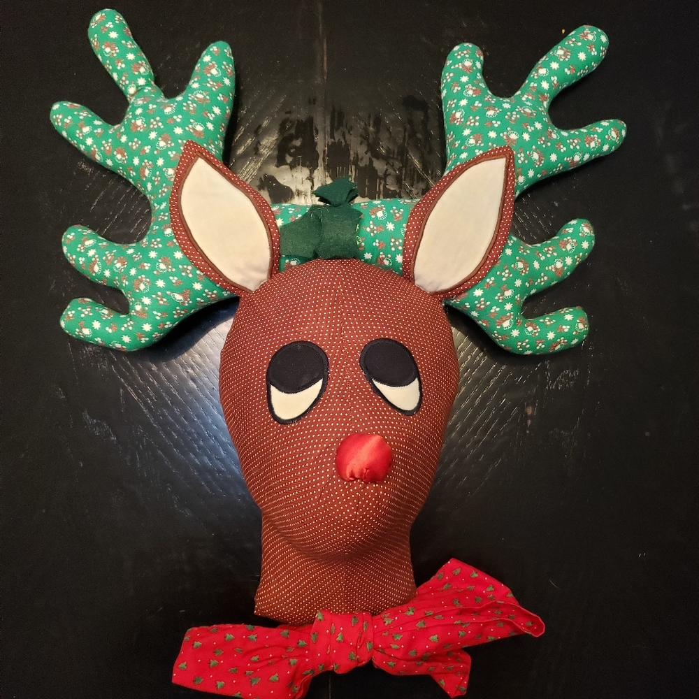 Handmade Reindeer head hanger